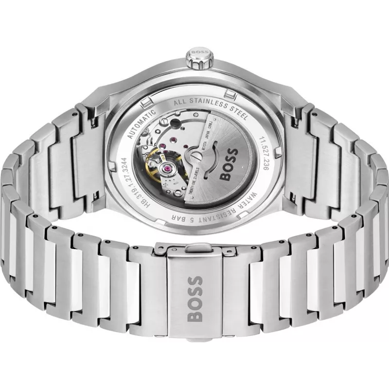 BOSS pánske hodinky 1514118 41mm nerezová oceľ modrý ciferník chronograf