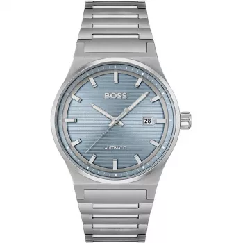 BOSS pánske hodinky 1514118 41mm nerezová oceľ modrý ciferník chronograf