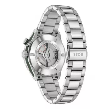 BOSS pánske hodinky 1514178 42mm nerezová oceľ modrý ciferník chronograf