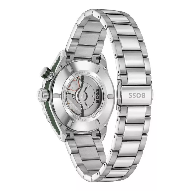 BOSS pánske hodinky 1514178 42mm nerezová oceľ modrý ciferník chronograf