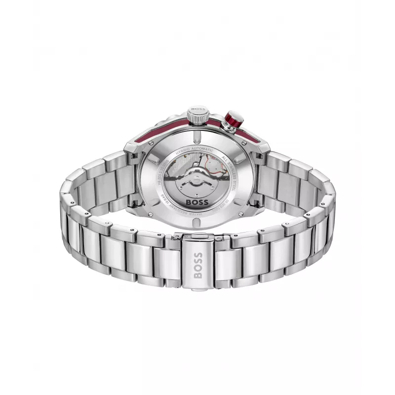BOSS pánske hodinky 1514179 42mm nerezová oceľ modrý ciferník chronograf