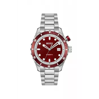 BOSS pánske hodinky 1514179 42mm nerezová oceľ modrý ciferník chronograf