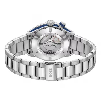 BOSS pánske hodinky 1514212 42mm nerez oceľ modrý ciferník chronograf