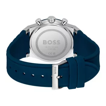 BOSS pánske hodinky 1514243 41mm nerezová oceľ modrý ciferník chronograph