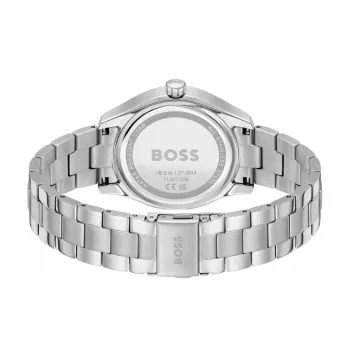 BOSS Peak unisex quartz hodinky 38mm oceľ čierny ciferník