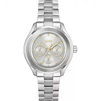 BOSS Peak unisex quartz hodinky 38mm oceľ čierny ciferník