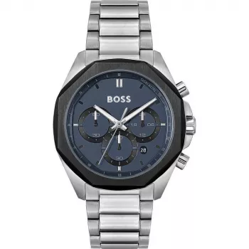 BOSS Skymaster pánsky chronograf 1514015 43mm ušľachtilá oceľ modrý ciferník