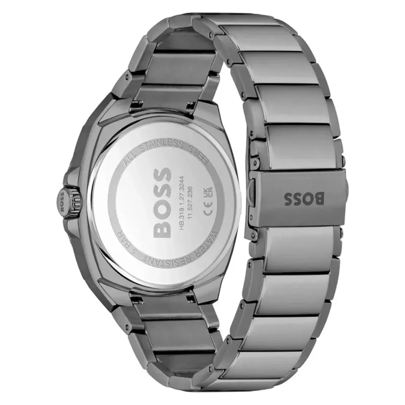 BOSS Skymaster pánske quartz hodinky 1514137 41 mm modrý ciferník nehrdzavejúca oceľ mesh