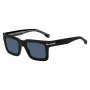 BOSS SUNGLASSES BOSS MAN BOSS1501SINA obdĺžnikový acetátový rám 51/22/145 mm čierna/sivá