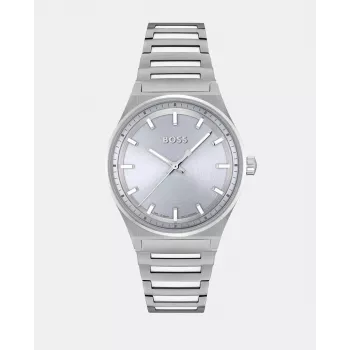 BOSS unisex hodinky 1502736 (32mm) strieborná oceľ mesh