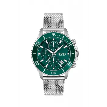 BOSS Velocity pánske chronograf hodinky 1513905 46 mm čierny silikón