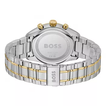 BOSS Velocity pánske quartz chronografy hodinky 1514227 44mm čierny silikón