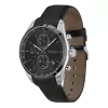 BOSS pánske hodinky 1514224 (44,5 mm) quartz chronograf modrý ciferník hnedý kožený remienok
