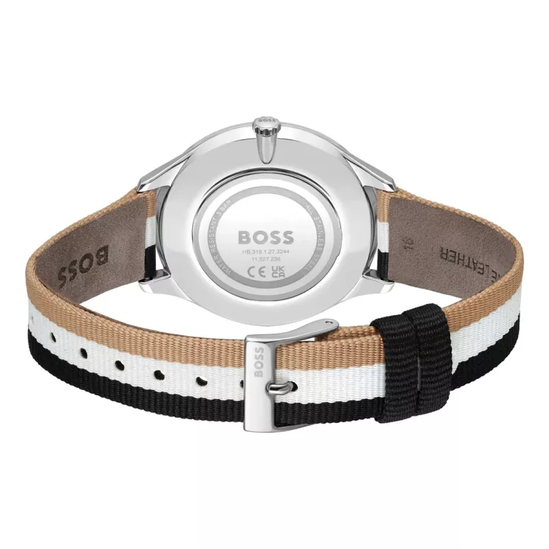 BOSS dámske hodinky 1502694 quartz analog 35mm strieborné oceľové mesh