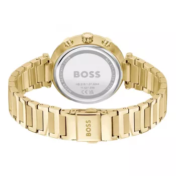 BOSS dámske hodinky 1502775 quartz analógové 36mm nehrdzavejúca oceľ mesh strieborná