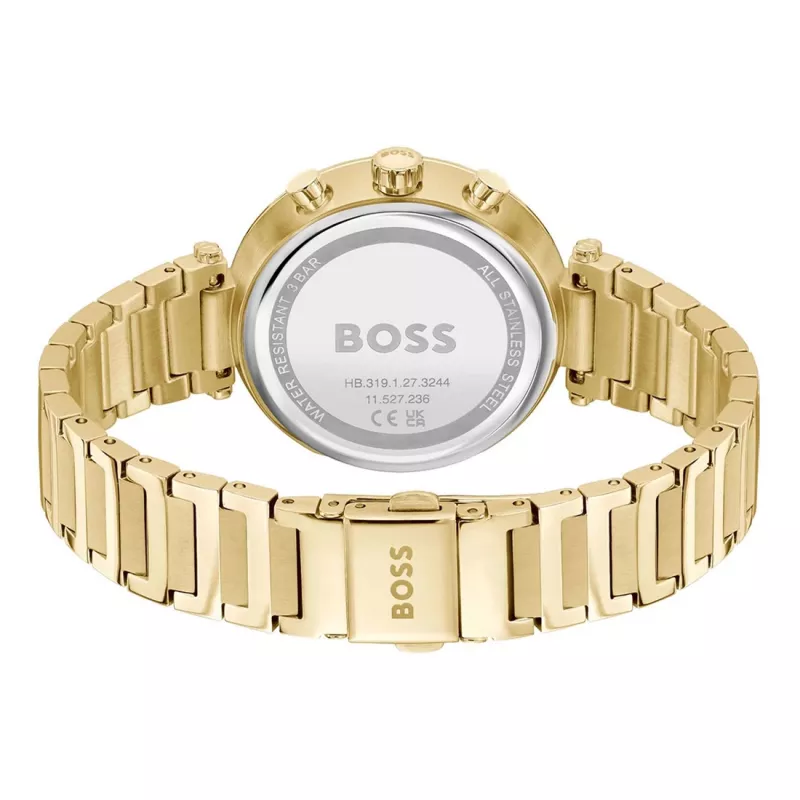 BOSS dámske hodinky 1502775 quartz analógové 36mm nehrdzavejúca oceľ mesh strieborná