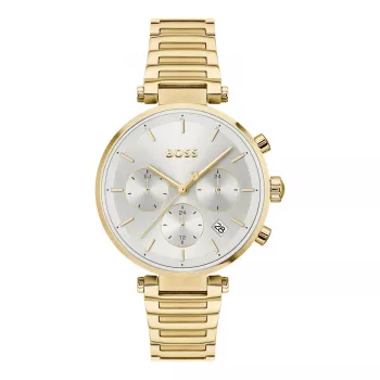 BOSS dámske hodinky 1502775 quartz analógové 36mm nehrdzavejúca oceľ mesh strieborná
