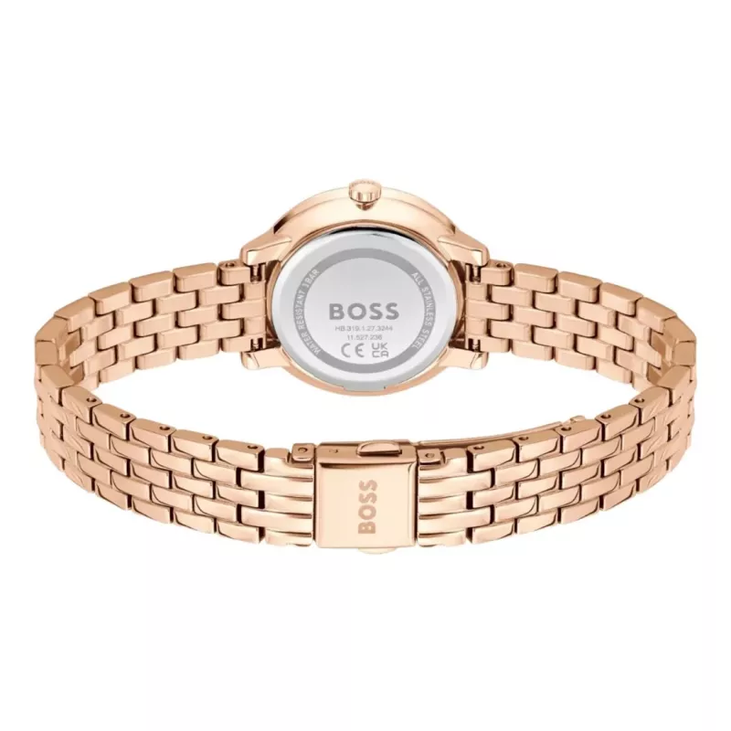BOSS dámske hodinky 1502820 quartz hodinky 28mm oceľ mesh strieborná
