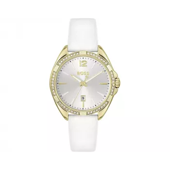 BOSS dámske Purity 1502619 quartz analógové hodinky 39mm strieborná nerezová oceľ mesh