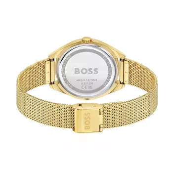 BOSS dámske Purity quartzové hodinky 1502669 37 mm strieborná nerezová oceľ mesh
