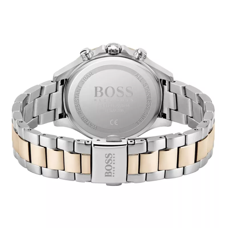 BOSS dámske hodinky 1502564 38mm milánsky sieťkovaný náramok z nehrdzavejúcej ocele v striebornej farbe