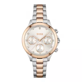 BOSS dámske hodinky 1502564 38mm náramok z ušľachtilej ocele mesh strieborný