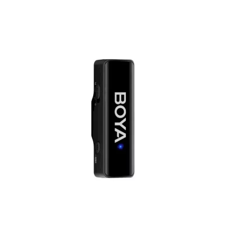 BOYA BOYALINK-TX bezdrôtový mikrofónový systém, 2,4 GHz, 1 prijímač a 2 vysielače, ultradlhá výdrž batérie, čierny
