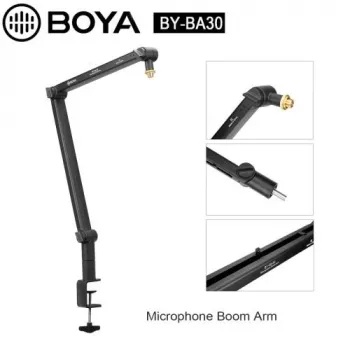 BOYA BY-BA30 mikrofonné rameno, oceľ, čierna