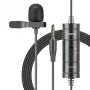 BOYA BY-M1S všesmerový lavalier mikrofón, 3,5-mm konektor, čierny
