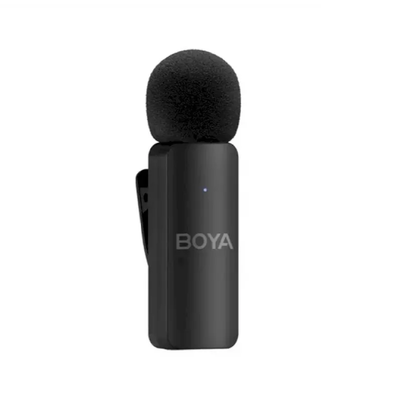 BOYA BY-V4 bezdrôtový mikrofónový systém 2,4GHz so 4 vysielačmi a 1 prijímačom (konektor 3,5mm) čierny