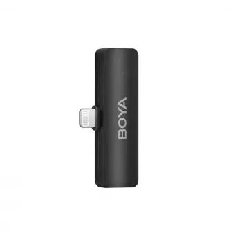 BOYA BY-V4D bezdrôtový mikrofónový systém so 4 vysielačmi a 1 Lightning prijímačom (čierny)