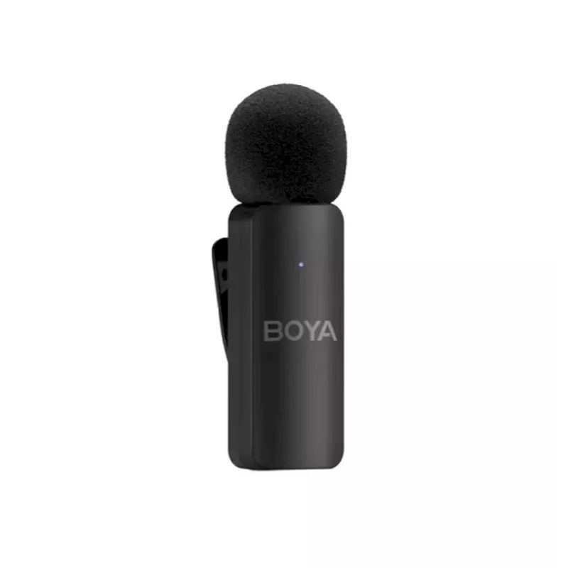 BOYA BY-V4D bezdrôtový mikrofónový systém so 4 vysielačmi a 1 Lightning prijímačom (čierny)