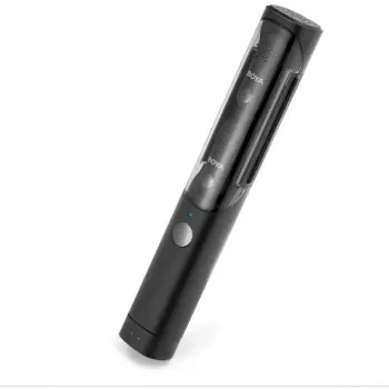 BOYA Magic-02 bezdrôtový mikrofón headset 2,4 GHz USB-C/Lightning/3,5 mm čierny