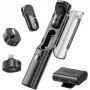 BOYA Magic-02 bezdrôtový headset s mikrofónom 2,4GHz USB-C/Lightning/3,5mm čierny