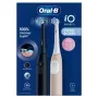 Braun Oral-B iO Series 2 elektrická zubná kefka Night Black/Calm Pink s druhou rukoväťou