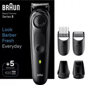 Braun Series 5 BT5441 zastrihávač brady so 40 nastaveniami dĺžky a 100 min. výdržou batérie