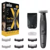 Braun Series X XT5200 hybridný zastrihávač a holiaci strojček čierny
