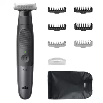 Braun Series X XT5200 hybridný zastrihávač a holiaci strojček čierny