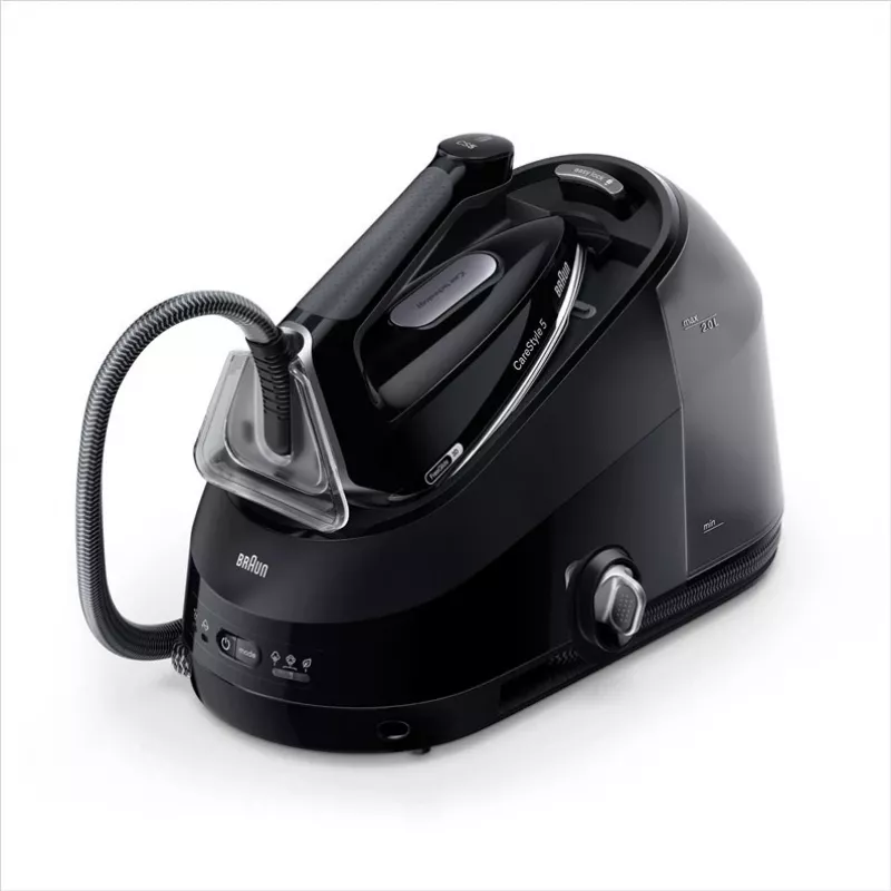 BRAUN parný generátor IS5249BK - 2400 W, 7,5 bar, 2 l nádrž, čierna/sivá