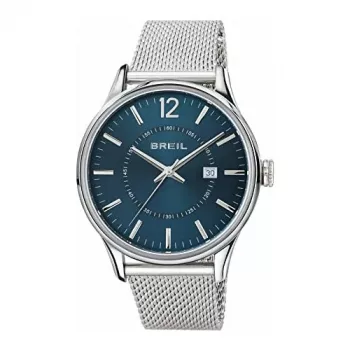 BREIL TW1560 pánske quartz hodinky 44 mm čierny ciferník kožený remienok