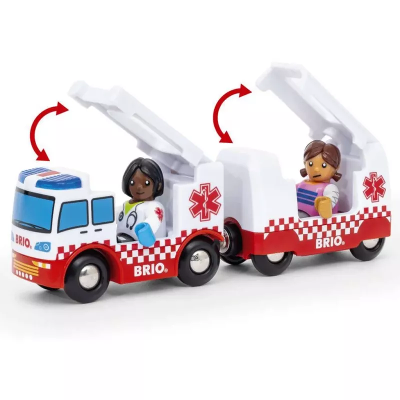 BRIO World sanitka hračkárske vozidlo