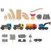 BRIO World Cesty & koľaje súprava na nakladanie kameňov