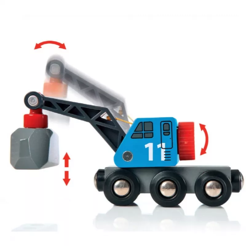 BRIO World Cesty & koľaje súprava na nakladanie kameňov