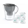 Brita Marella+ Filtračná kanvica s 4 Maxtra Pro Power kazetami, 2,4L, grafit