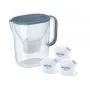 Brita Style Essential+ kanvica na vodu s filtrom s 3 MaxtraPro PP filtrami, tmavomodrá, 2,4 L