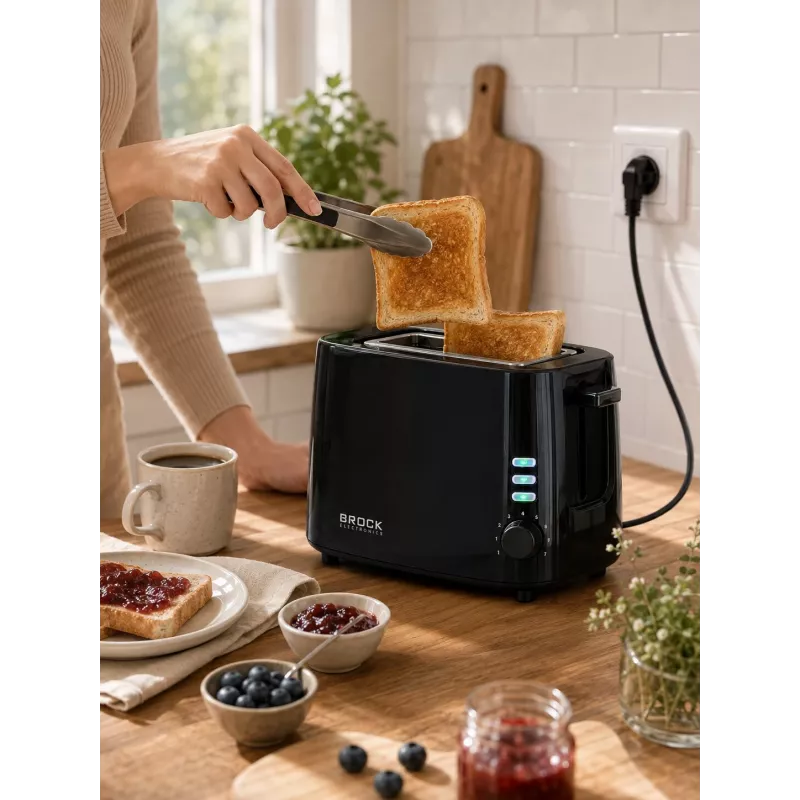 Brock BT 1005 BK hriankovač 800W, čierna