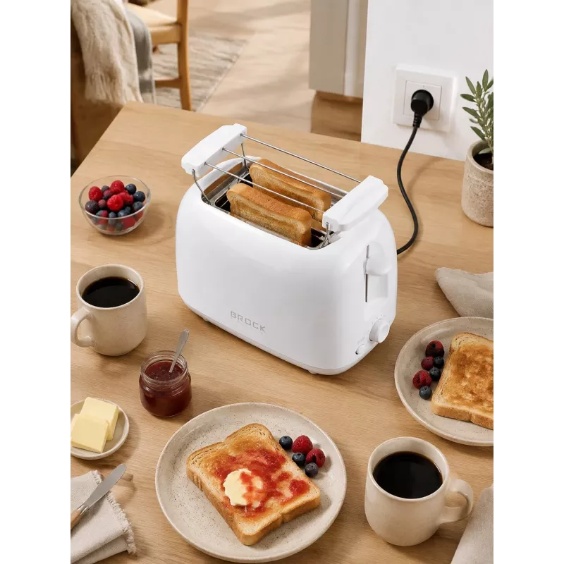 Brock BT 1008 WH hriankovač na 2 plátky 750W biela