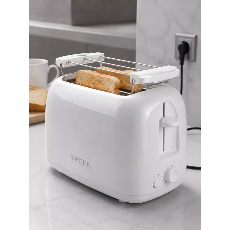 Brock BT 1008 WH hriankovač na 2 plátky 750W biela