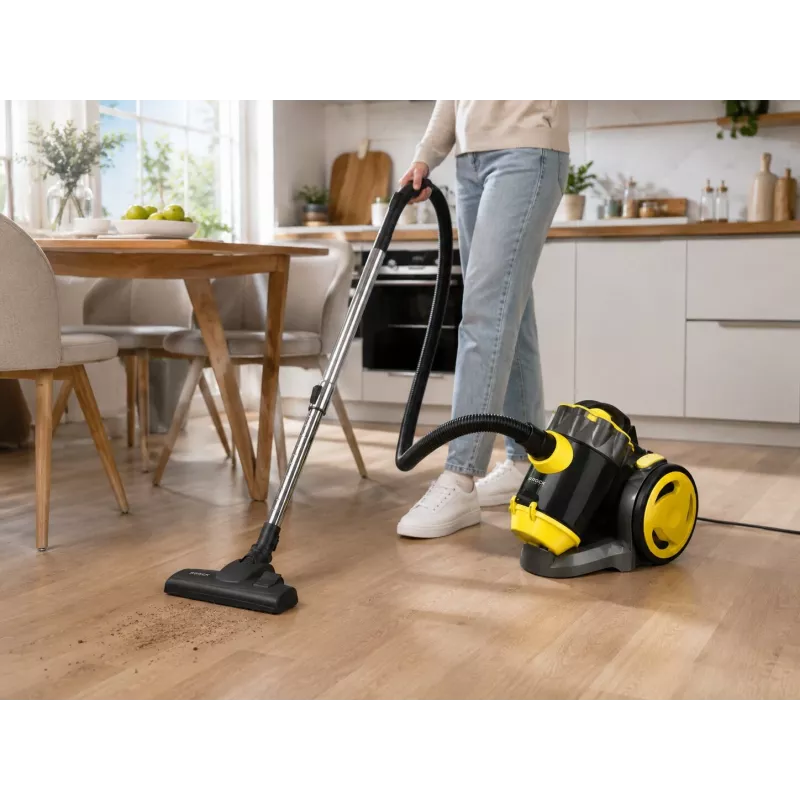 Brock BVC 8056 YT Cyclone vysávač bez vrecka 800W čierna/žltá