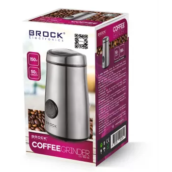 Brock CG 1050 SS kávomlynček 150W, nerez